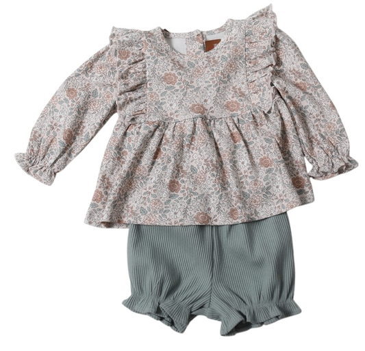 Millie Jay Faded Botanica Bloomer Set