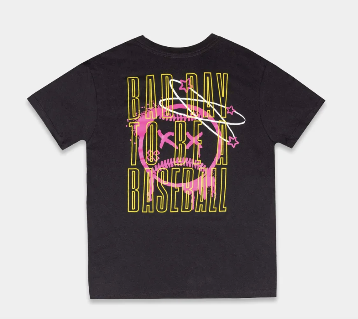 Baseballism Bat Bros Bad Day T-Shirt (Black) - Youth