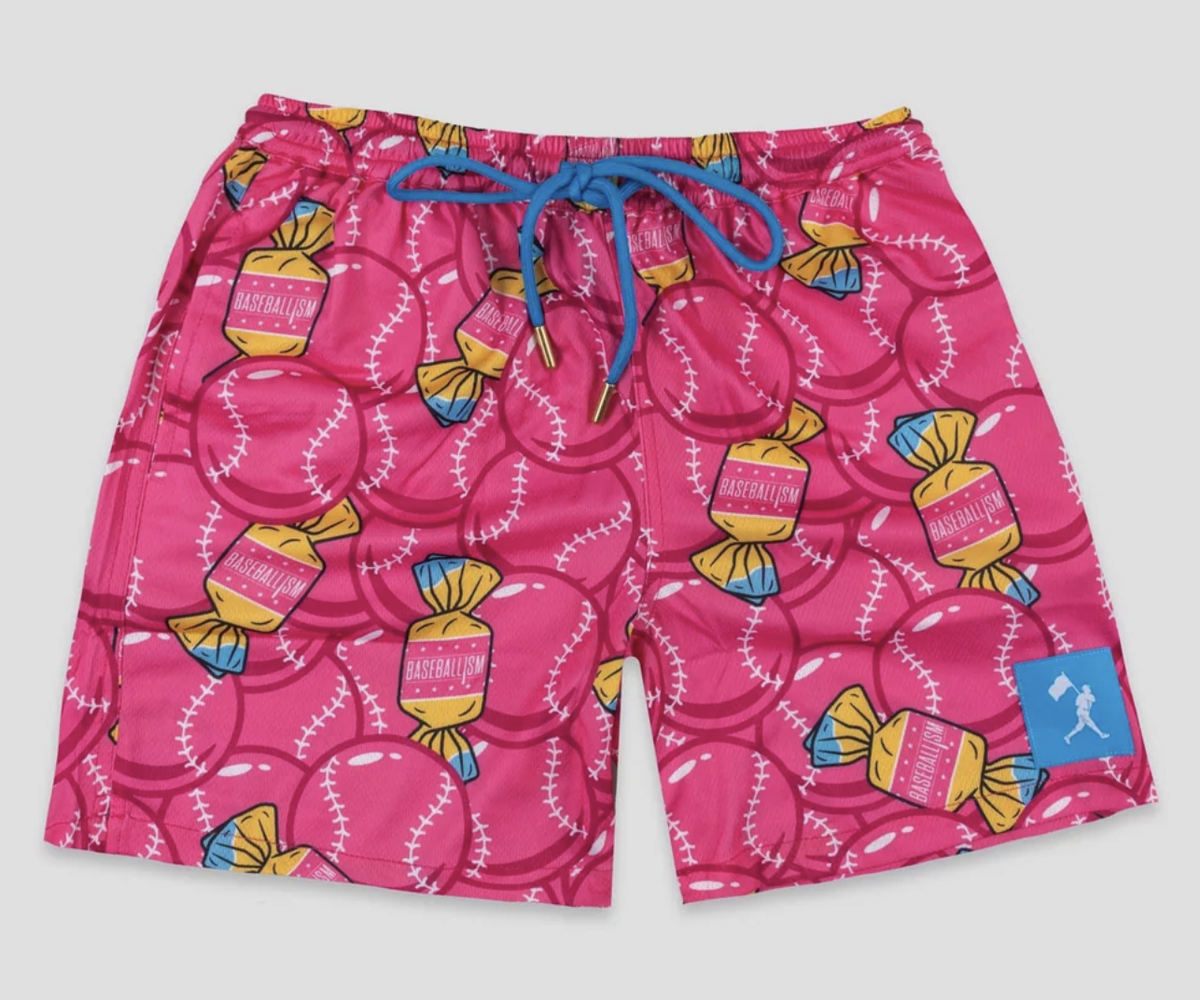 Baseballism Bubbles and Doubles Diamond Air Mesh Shorts - Youth
