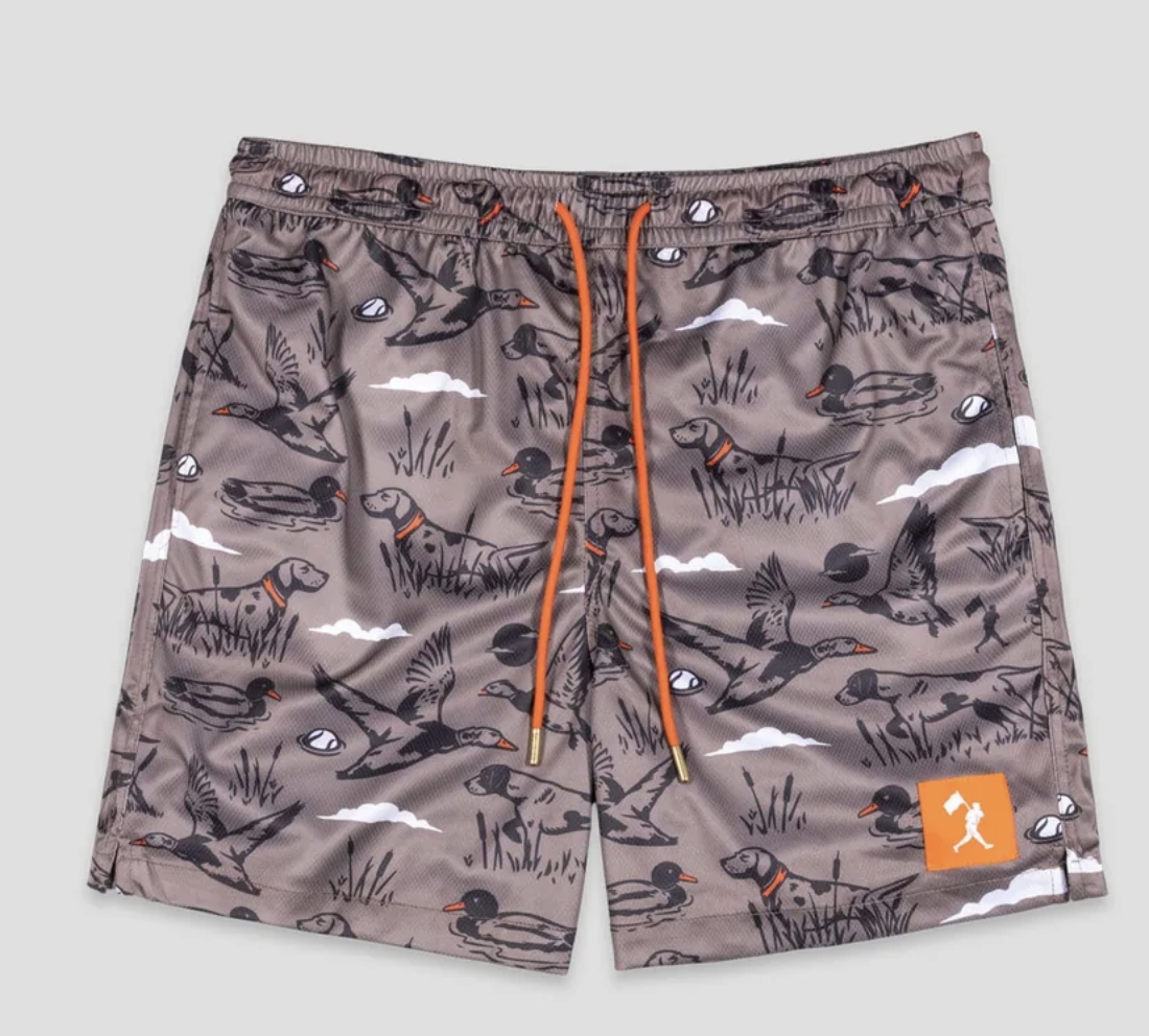 Baseballism Hardball Hunter Diamond Air Mesh Shorts (Buck Skin) - Youth