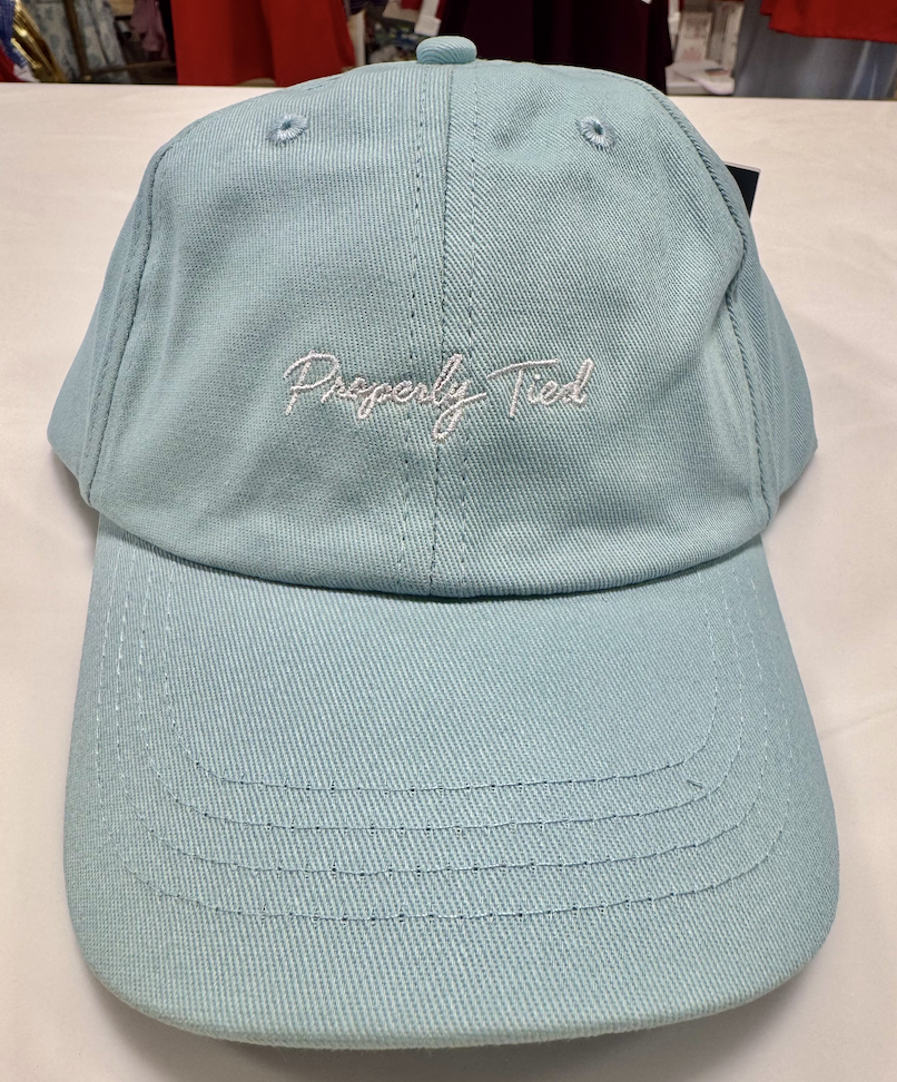 Properly Tied Girls Caroline Cotton Hat Script