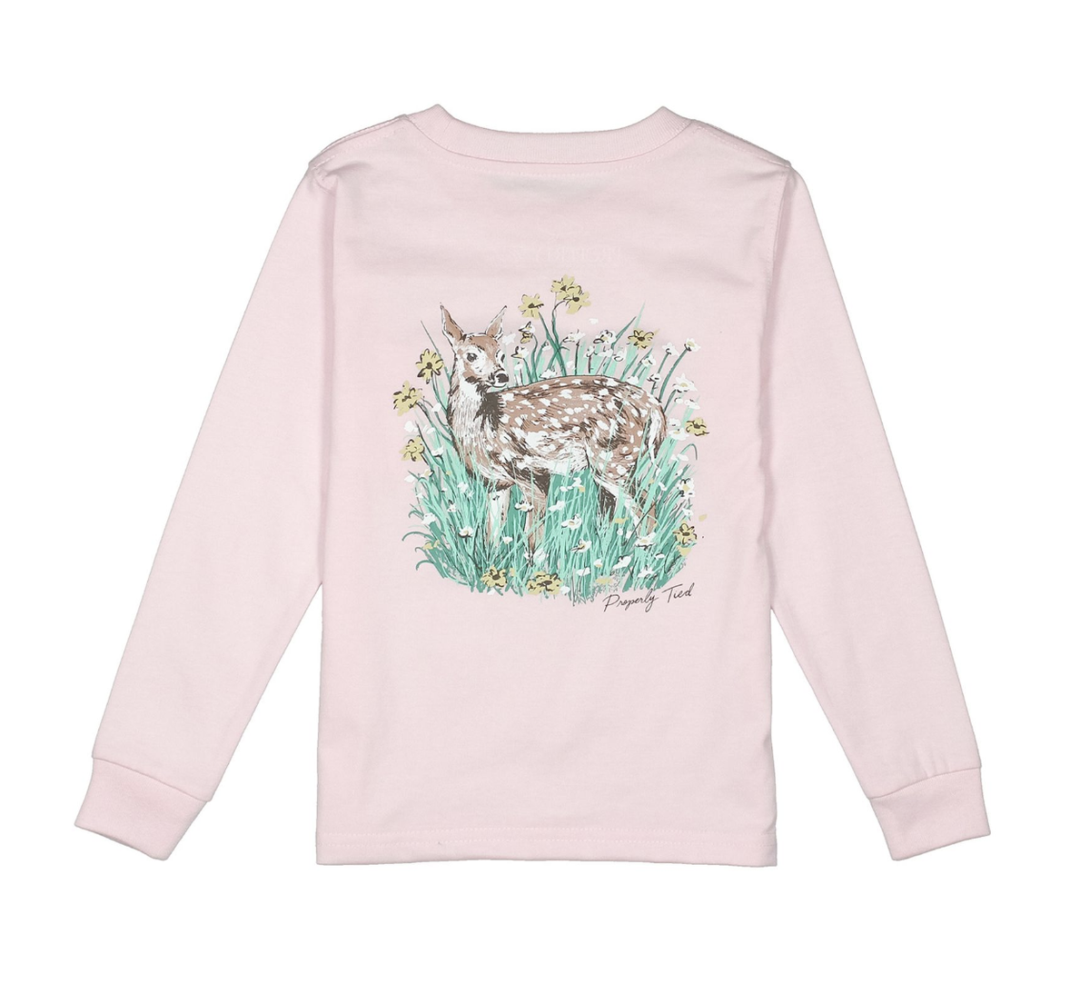 Properly Tied Girls Fawn LS Rose