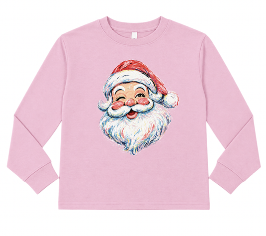 Life in the South LS Santa Youth Tee