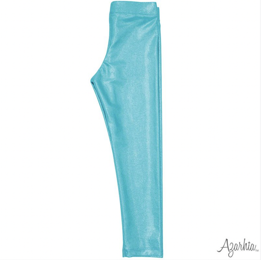 Azarhia Shimmer Legging - Turquoise