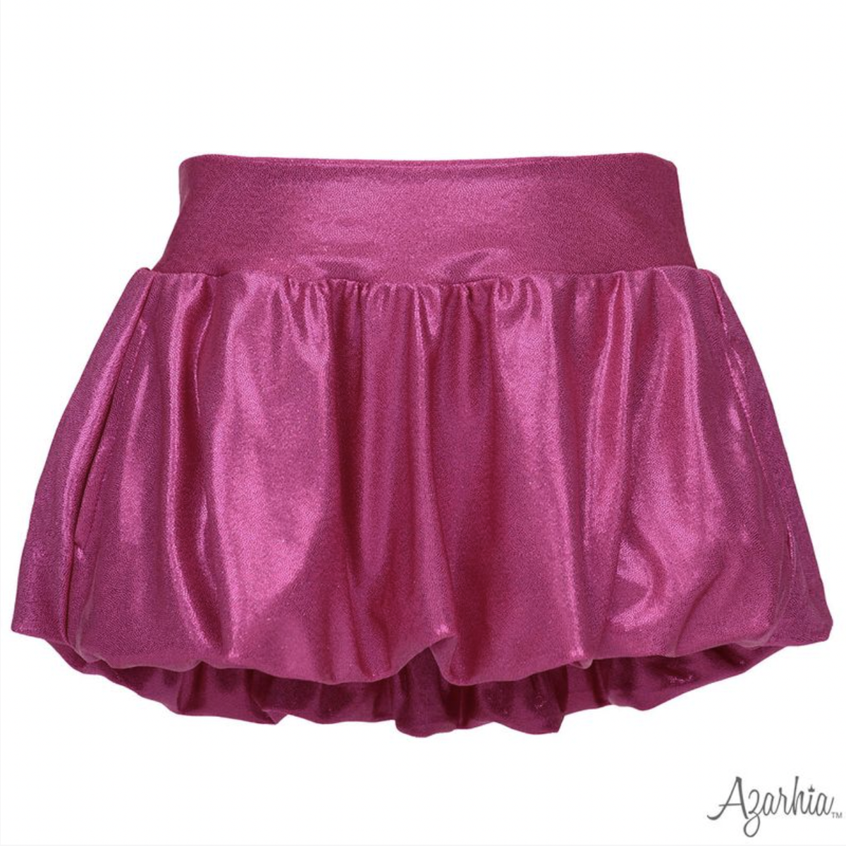 Azarhia Shimmer Bubble Skort - Hot Pink
