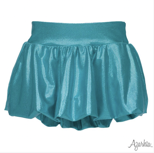 Azarhia Shimmer Bubble Skort - Turquoise