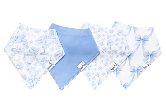 Copper Pearl Vintage Carnival Baby Bandana Bibs