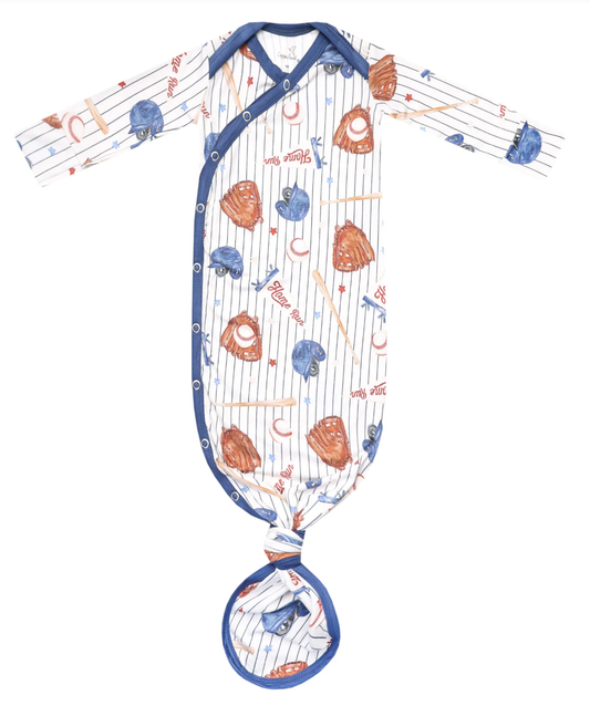 Copper Pearl All Star Newborn Knotted Gown