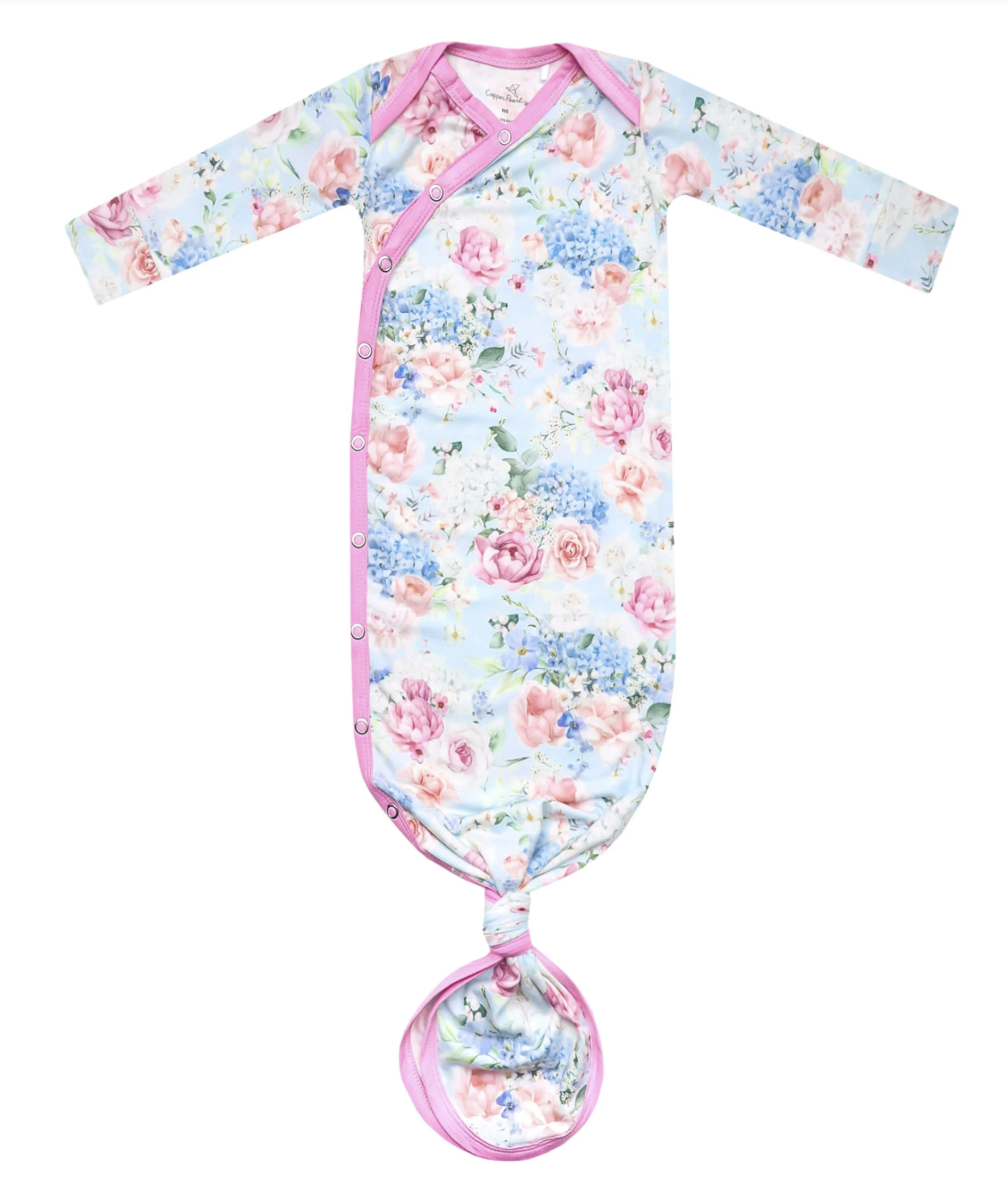Copper Pearl Genevieve Newborn Knotted Gown
