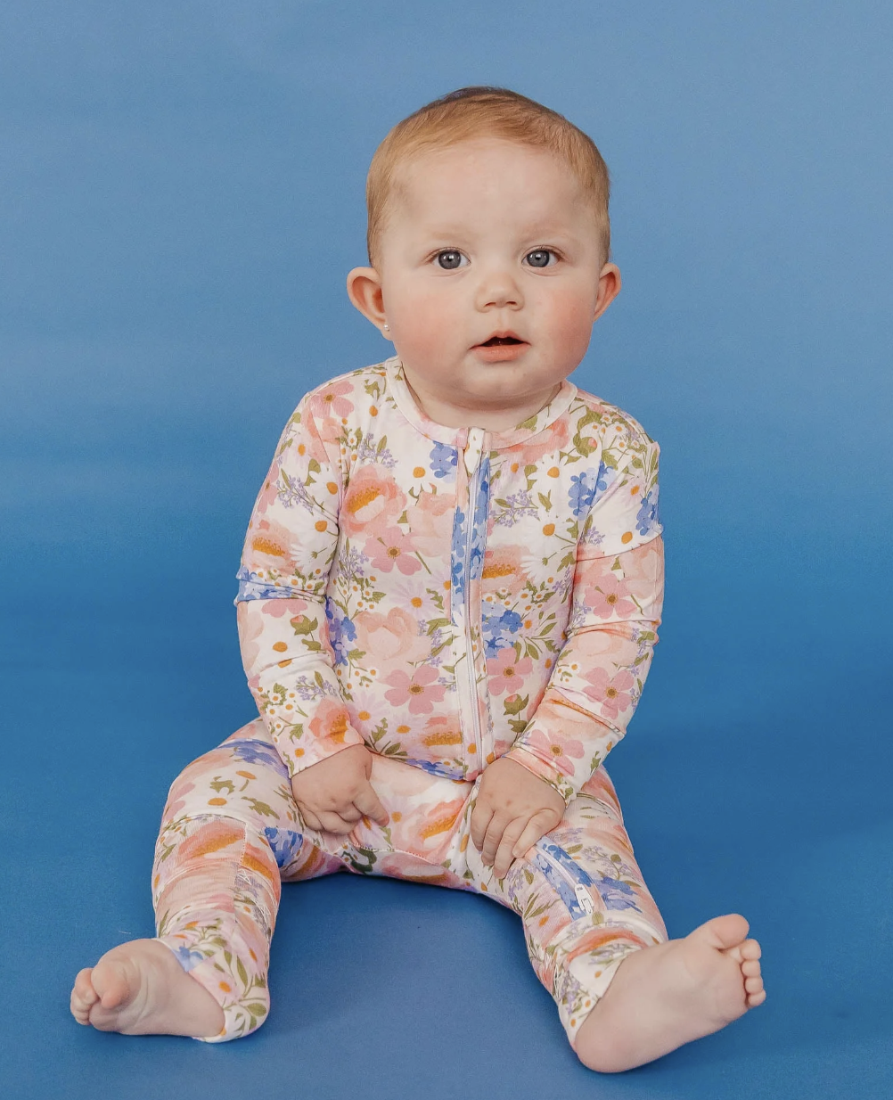 Copper Pearl Penelope Bamboo Convertible Zip-Up Footie