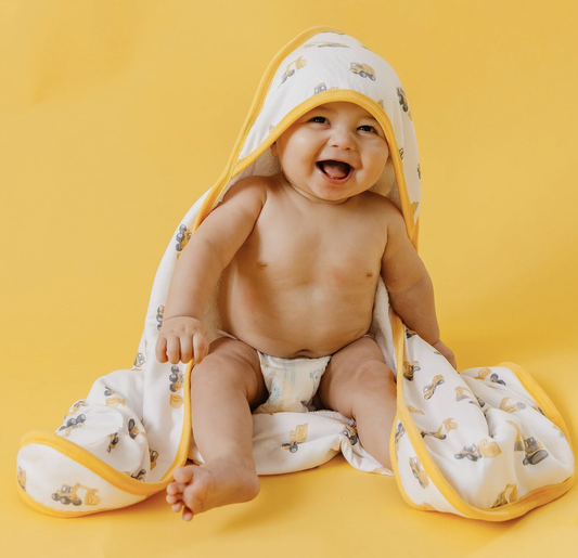 Copper Pearl Dozer Premium Baby Knit Hooded Towel