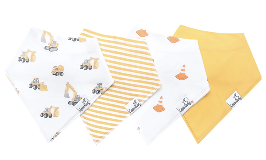 Copper Pearl Dozer Baby Bandana Bibs