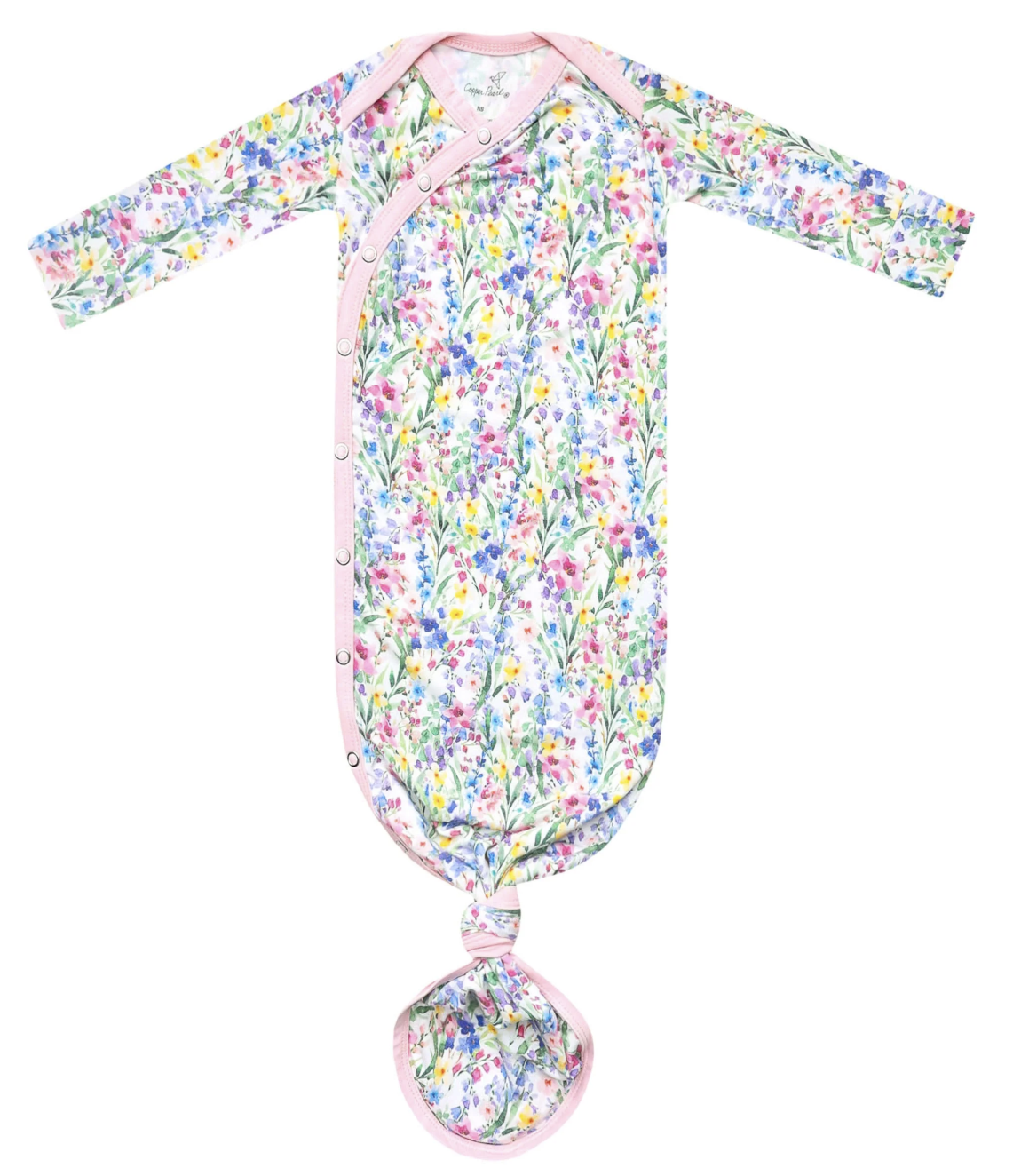 Copper Pearl Josie Newborn Knotted Gown