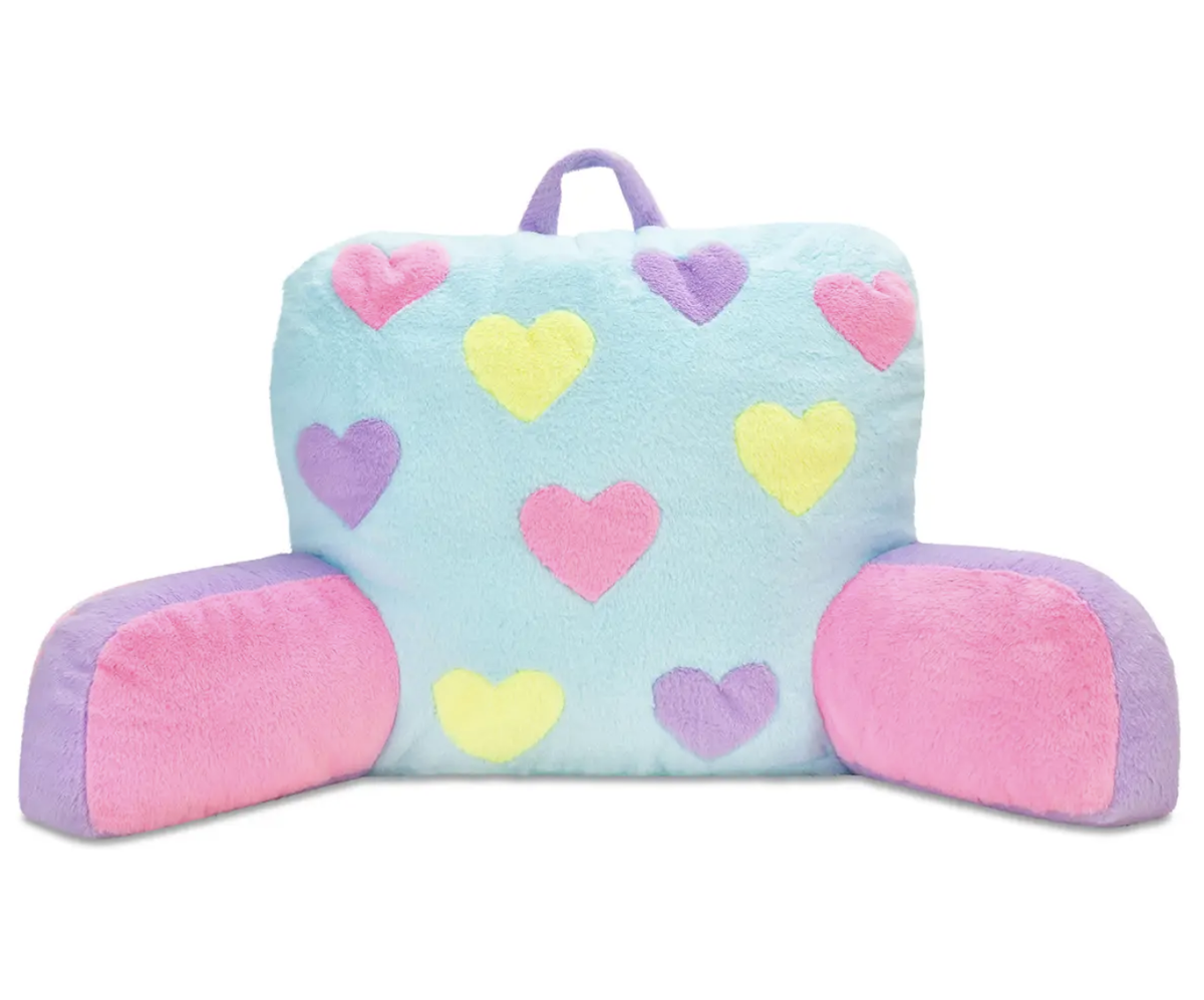 IScream Hearts Color Block Lounge Pillow