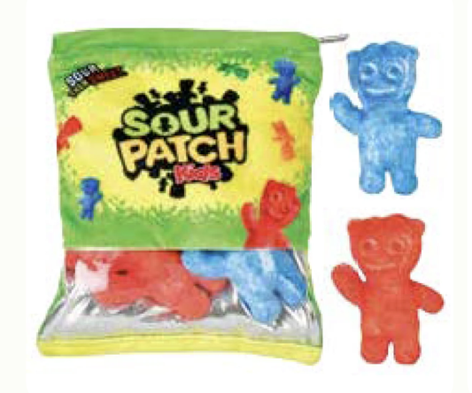 Iscream Sour Patch Kids Packaging Plush