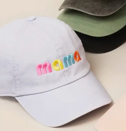 Mama Retro Font Baseball Cap