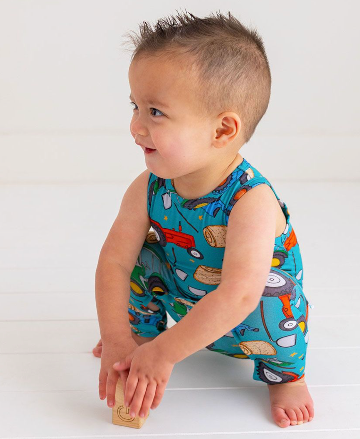 Posh Peanut Roberts Racerback Romper