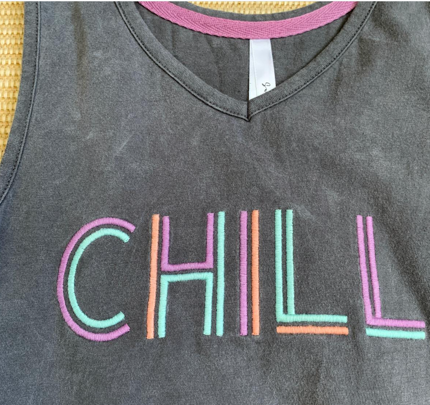 Chill Embroidery Tank