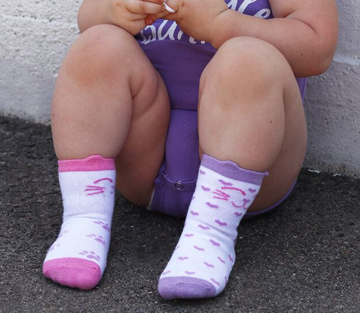 Jefferies Socks Non-Skid Cat Crew Socks 6 Pair Pack