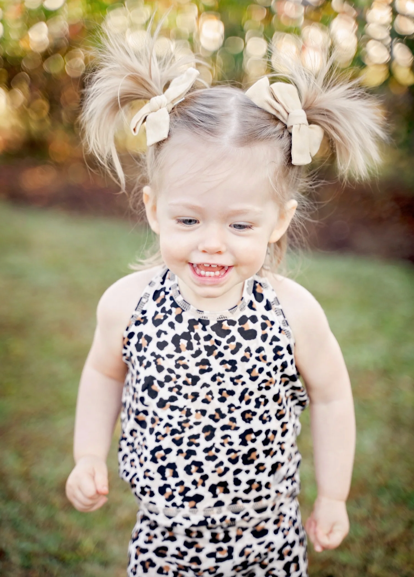 Tan Leopard Halter Top