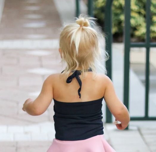 Black Halter Top