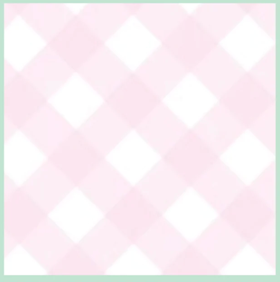 AI Pink Gingham Nap Mat