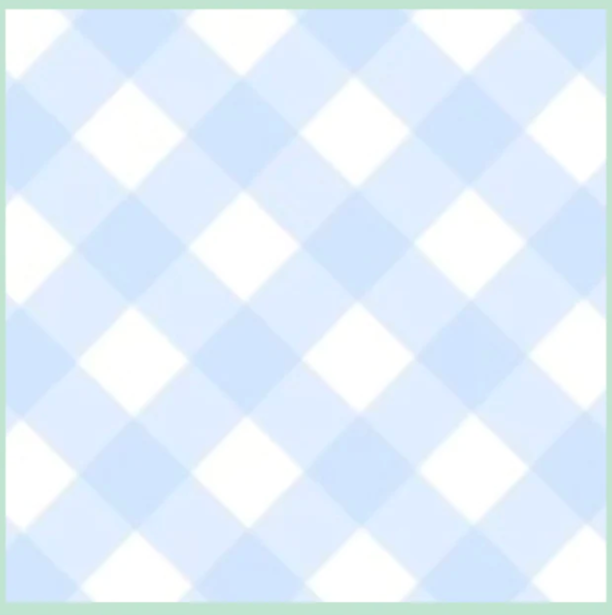 AI Blue Gingham Nap Mat