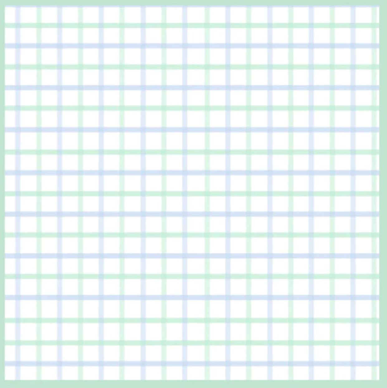 AI Blue/Green Windowpane Nap Mat