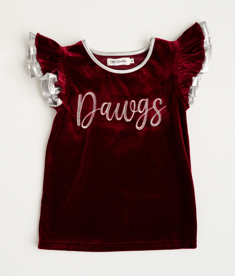 Evie's Closet Dawgs Velvet Shirt