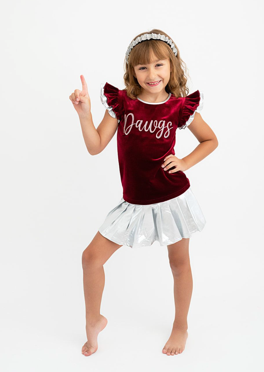Evie's Closet Dawgs Velvet Shirt