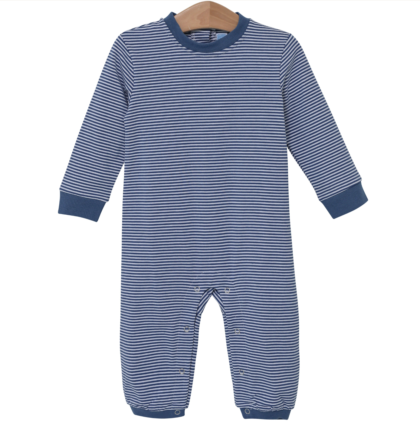 TSK Miller Long Sleeve Romper Blue Stripe