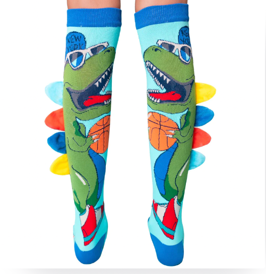 Dinosaur w/Spikes Socks