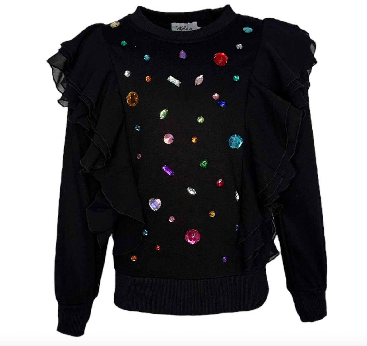 LB Ruffle Rainbow Gem Shirt