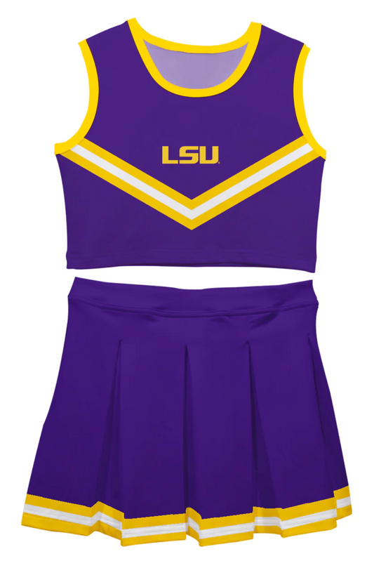 LSU Tigers Game Day Purple/Gold Cheersuit
