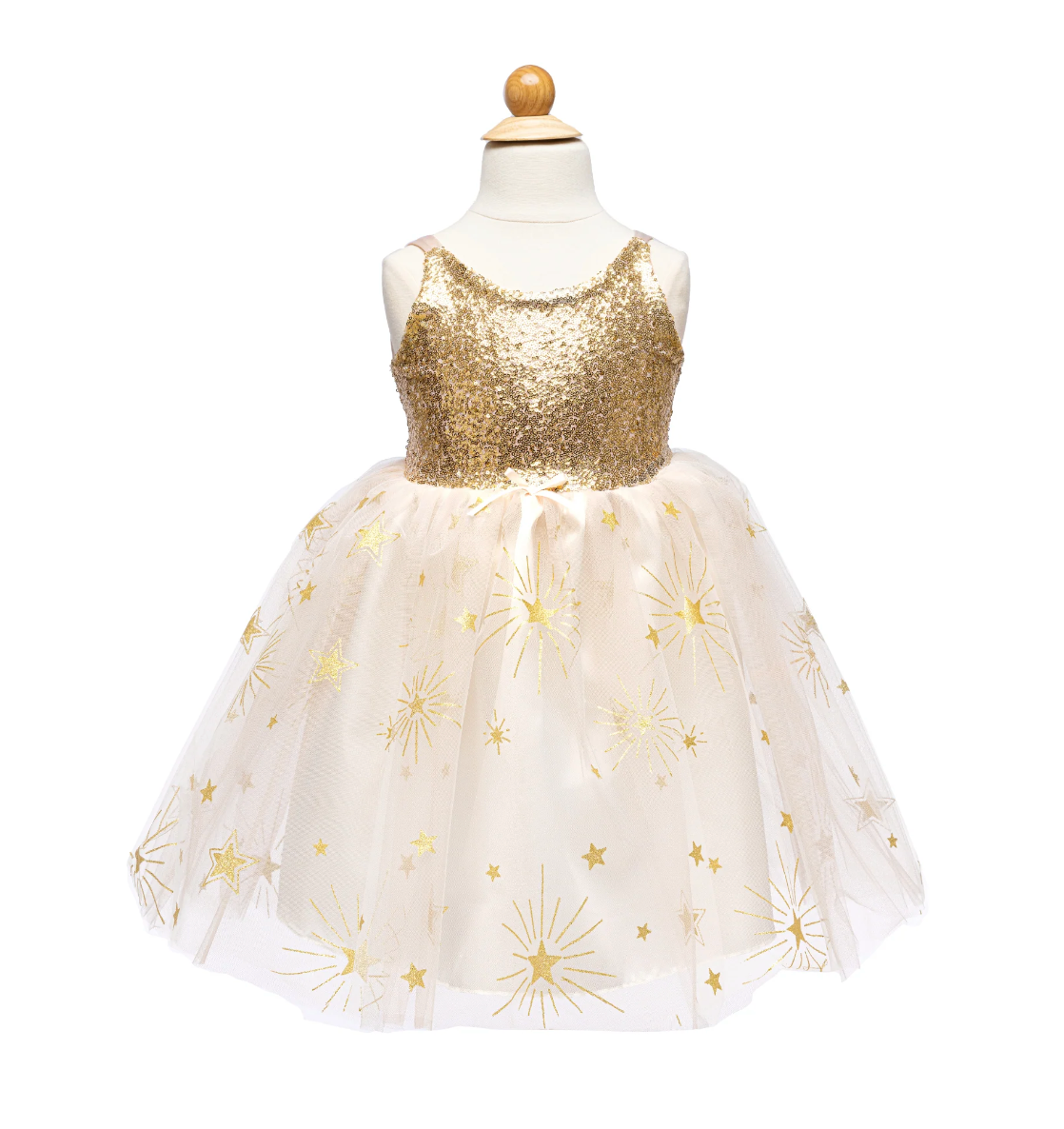 Golden Glam Party Dress