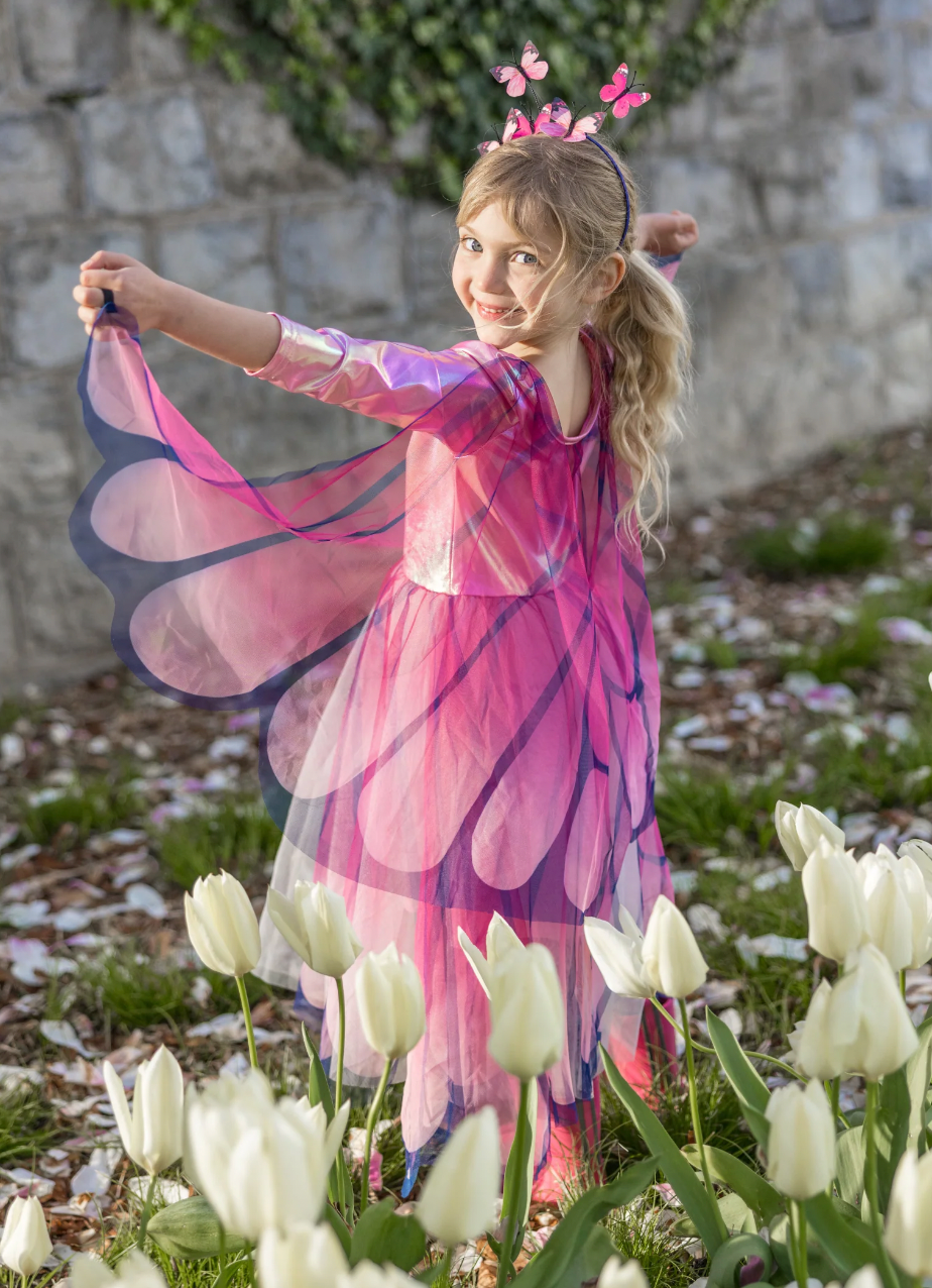 Butterfly Twirl Dress w/Wings