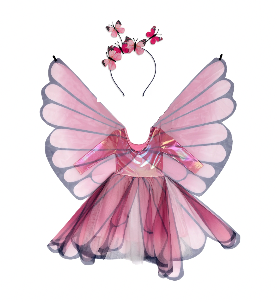 Butterfly Twirl Dress w/Wings