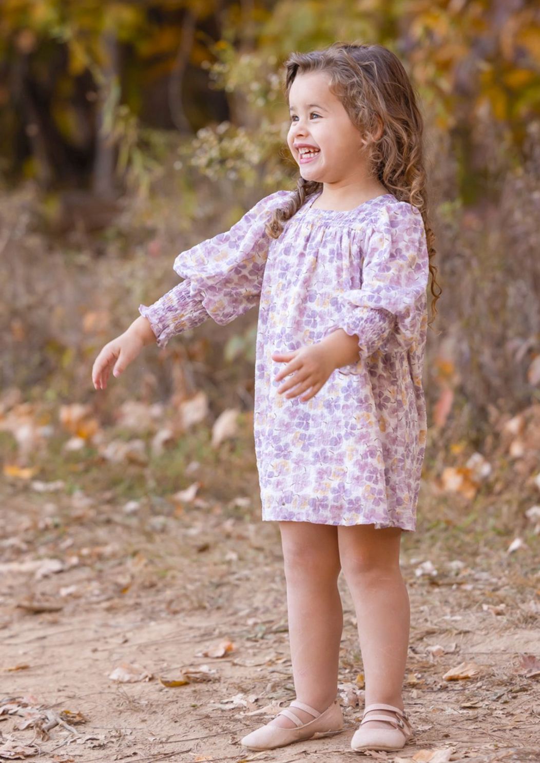 Lavender Dew Crepe Chiffon Dress