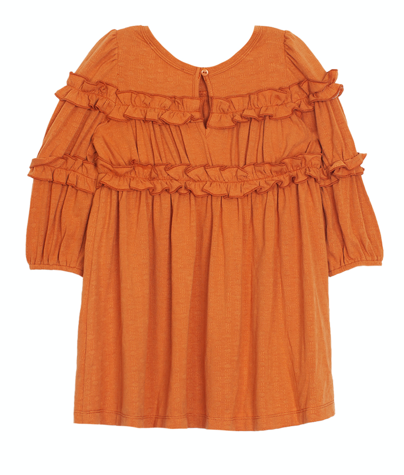 Tangerine Textured Knit Dress