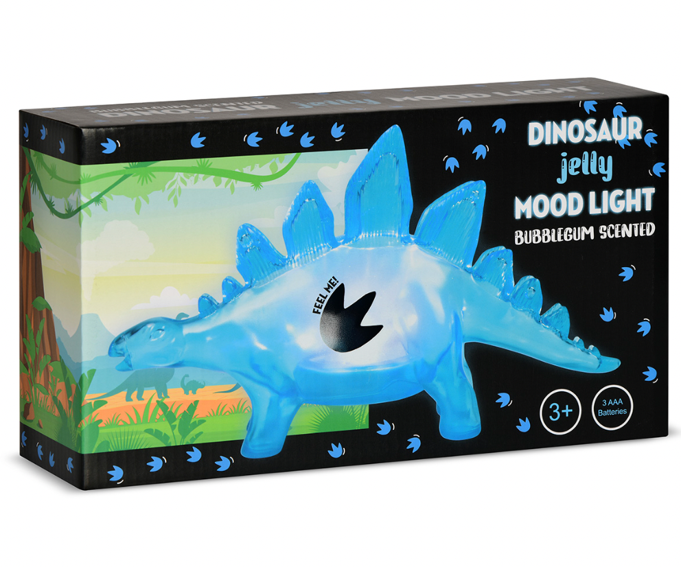 Stegosaurus Bubblegum Scented Jelly Mood Light