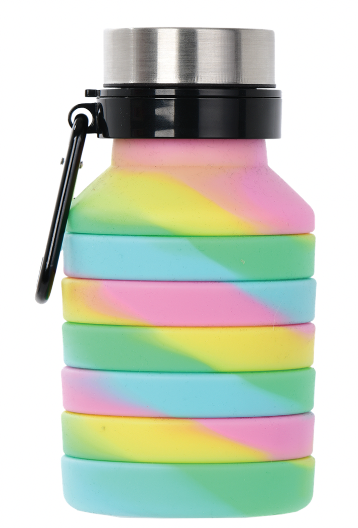 Swirl Tie Dye Collapsible Water Bottle