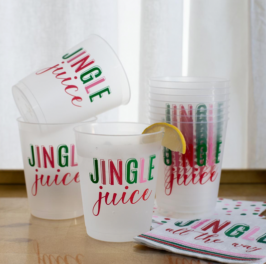Jingle Juice Party Cups ( Set Of 10 )