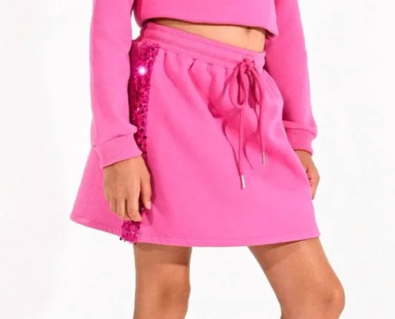 Fuschia Mini Fleece Skirt