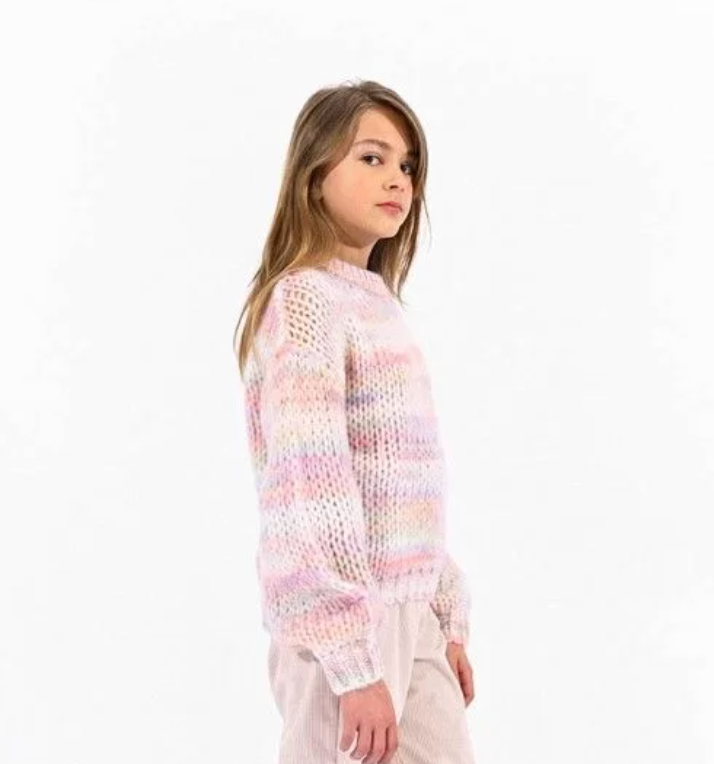 Chunky Knit Multicolor Sweater