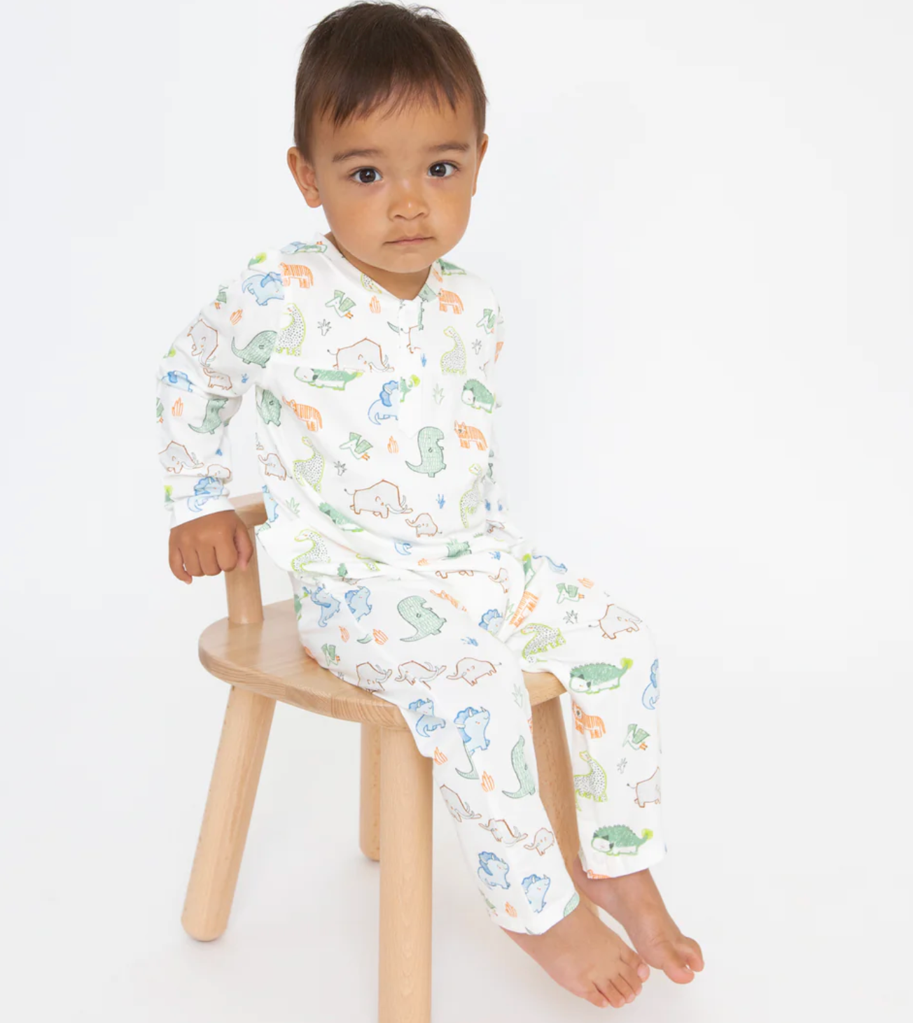 Angel Dear Sketchpad Dinos Romper