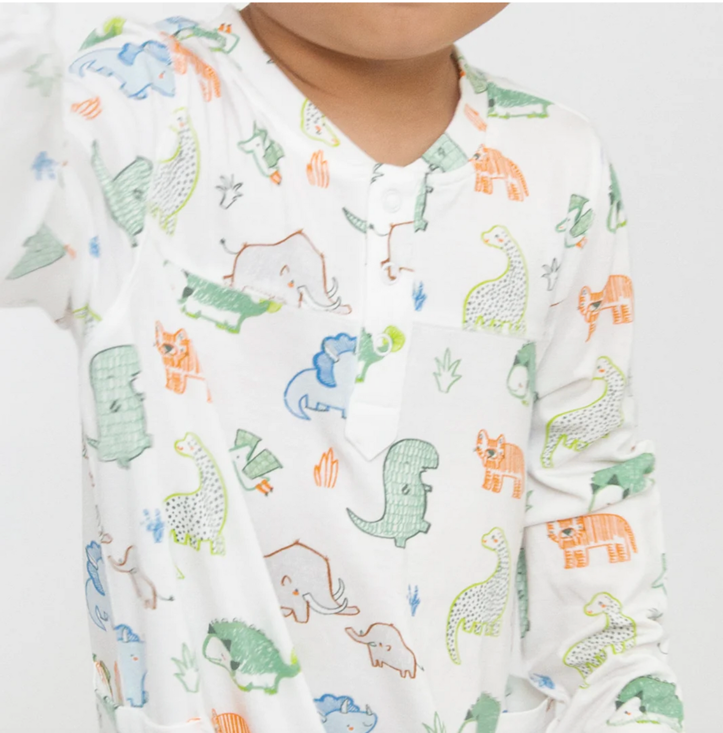 Angel Dear Sketchpad Dinos Romper