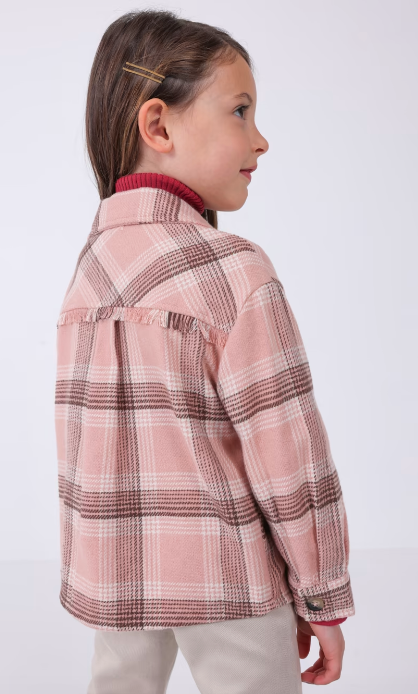 Pink Plaid Shacket