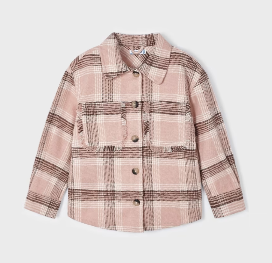 Pink Plaid Shacket