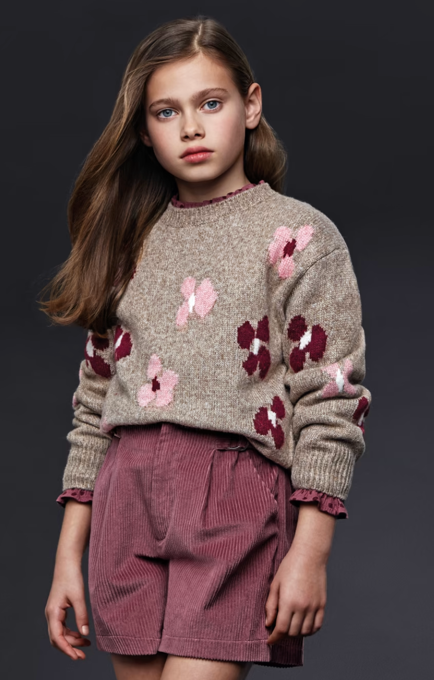 Castana Flower Sweater