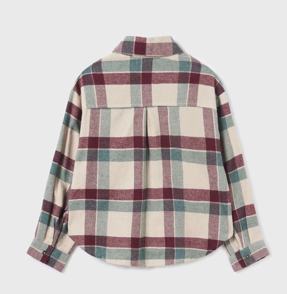 Eggplant Plaid Overshirt